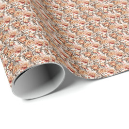 Wüsten-Sand-Blumenmuster Geschenkpapier