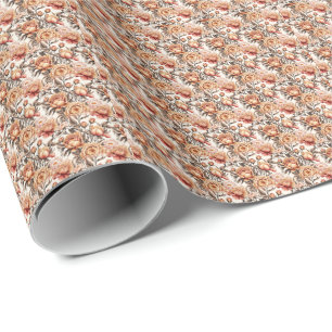 Wüsten-Sand-Blumenmuster Geschenkpapier