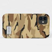 Wüsten-Sand-Militär tarnt Case-Mate iPhone Hülle (Rückseite (Horizontal))