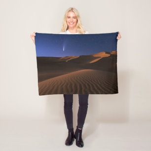 Wüsten Sanddüne Galaxy Fleecedecke