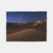 Wüsten | Sanddüne Galaxy Fleecedecke (Vorderseite (Horizontal))