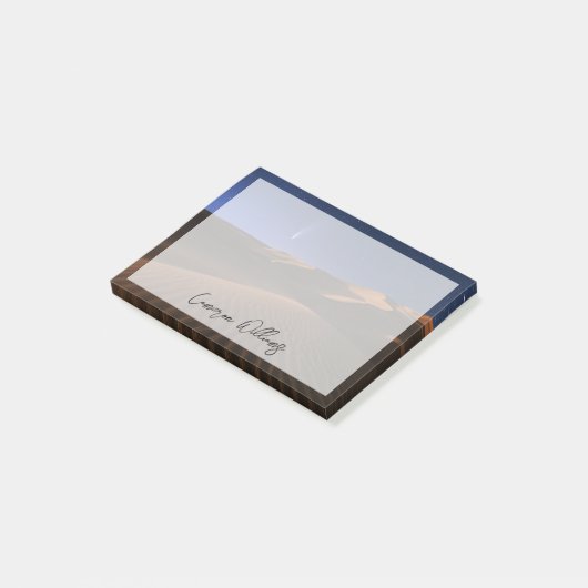 Wüsten | Sanddüne Galaxy Post-it Klebezettel (angewinkelt)