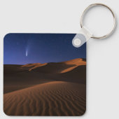 Wüsten | Sanddüne Galaxy Schlüsselanhänger (Rückseite)