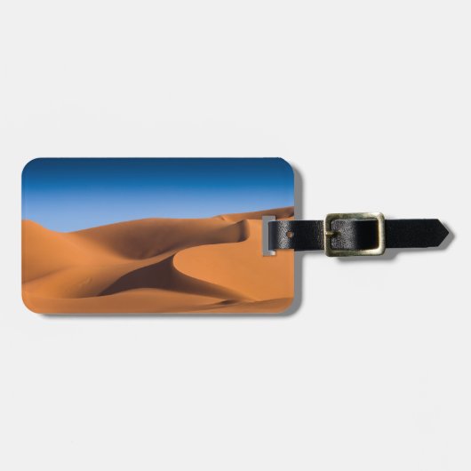 Wüsten | Sanddünen bei Illizi, Südalgerien Gepäckanhänger (Vorderseite horizontal)