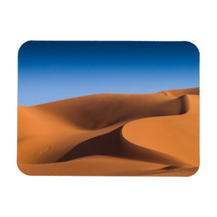 Wüsten Sanddünen bei Illizi, Südalgerien Magnet