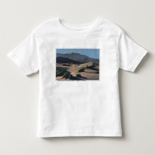 Wüsten-Sanddünen und Schnee-Mit einer Kappe Kleinkind T-shirt (Vorderseite)
