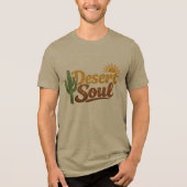 Wüsten-Seele Tri-Blend Shirt (Vorderseite)