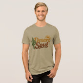 Wüsten-Seele Tri-Blend Shirt (Vorderseite voll)