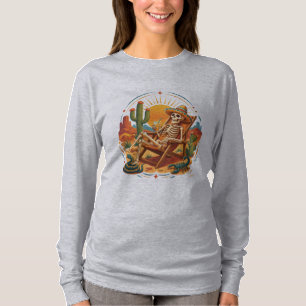 Wüsten-Skelett-Entspannungs-Shirt T-Shirt