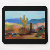 Wüsten-Sommer-Hitze Mousepad (Vorne)