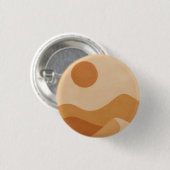 Wüsten-Sonnen-Minimal Button (Vorne & Hinten)