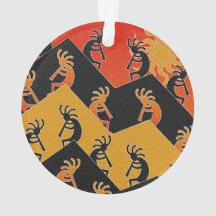 Wüsten-Sonnenuntergang Kokopelli Ornament