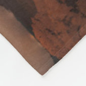 Wüsten | Sternenhimmel über einer Wüstenlandschaft Fleecedecke (Ecke)