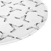 Wüsten-Stier-Horn-Schädel-Western Themed Schneidebrett (Ecke)