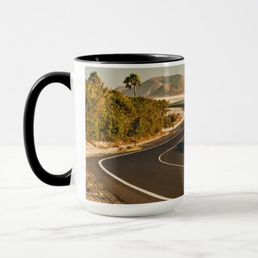 Wüsten-Straßen-Tasse Tasse (Links)