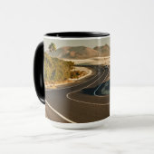 Wüsten-Straßen-Tasse Tasse (Vorderseite Links)