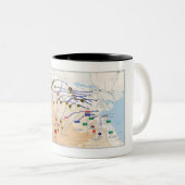 Wüsten-Sturm-Überlagerungs-Tasse Zweifarbige Tasse (VorderseiteRechts)