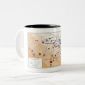 Wüsten-Sturm-Überlagerungs-Tasse Zweifarbige Tasse (Vorderseite Links)