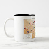 Wüsten-Sturm-Überlagerungs-Tasse Zweifarbige Tasse (Links)