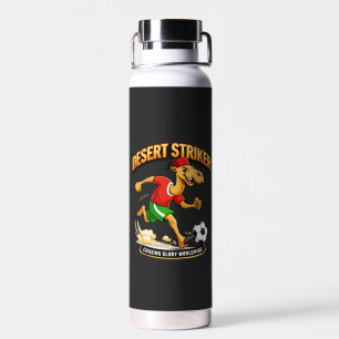 Wüsten-Stürmer Kamel-Fußball-Maskottchen - Marokko Trinkflasche