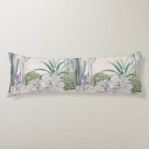 Wüsten-südwestlicher Kaktus saftiges Shiplap Hol Seitenschläferkissen