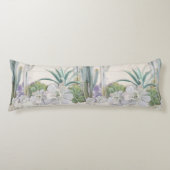 Wüsten-südwestlicher Kaktus saftiges Shiplap Holz Seitenschläferkissen (Vorderseite)