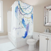 Wüsten-Südwesttraum-Fänger-Feder-Aquarell Duschvorhang (Beispiel)