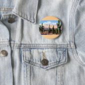 Wüsten-Szene Arizonas Sonoran Button (Beispiel)