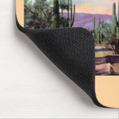 Wüsten-Szene Arizonas Sonoran Mousepad (Ecke)