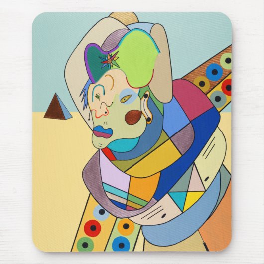 "Wüsten-Szene" durch Ruchell Alexander Mousepad (Vorne)