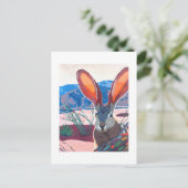 Wüsten Szene Postkarte (Stehend Vorderseite)