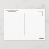 Wüsten Szene Postkarte (Rückseite)