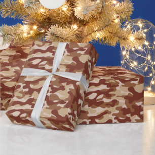 Wüsten-Tan-Tarnung Geschenkpapier