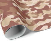 Wüsten-Tan-Tarnung Geschenkpapier (Rolleneckpunkt)