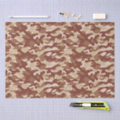 Wüsten-Tan-Tarnung Seidenpapier (Handwerk)