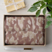 Wüsten-Tan-Tarnung Seidenpapier (Geschenk)