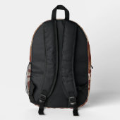 Wüsten-Tarnmuster Bedruckter Rucksack (Rückseite)