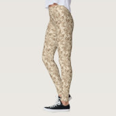 Wüsten-Tarnmuster-Damenleggings Leggings (Links)