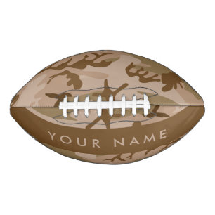 Wüsten-Tarnmuster, Ihr Name, Personalisieren Football