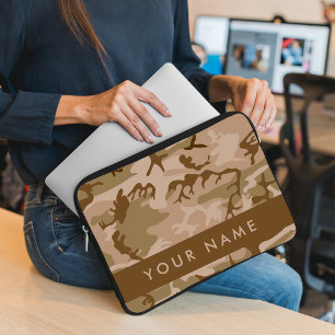 Wüsten-Tarnmuster, Ihr Name, Personalisieren Laptopschutzhülle