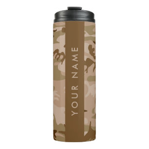 Wüsten-Tarnmuster, Ihr Name, Personalisieren Thermosbecher