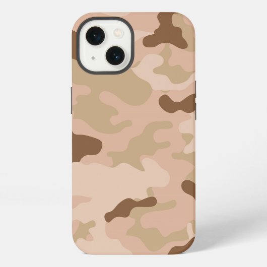 Wüsten-Tarnmuster iPhone Hülle (Rückseite)