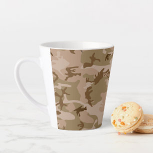 Wüsten-Tarnmuster, Militär-Muster, Armee Milchtasse