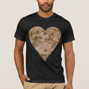 Wüsten-Tarnmuster, Militär-Muster, Armee T-Shirt