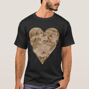 Wüsten-Tarnmuster, Militär-Muster, Armee T-Shirt