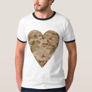 Wüsten-Tarnmuster, Militär-Muster, Armee T-Shirt