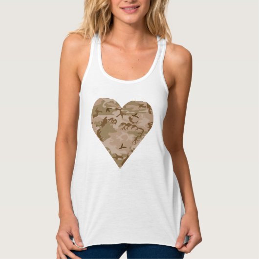 Wüsten-Tarnmuster, Militär-Muster, Armee Tank Top (Vorderseite)