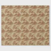 Wüsten-Tarnpapier Geschenkpapier (Flach)