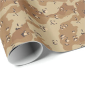 Wüsten-Tarnpapier Geschenkpapier (Rolleneckpunkt)