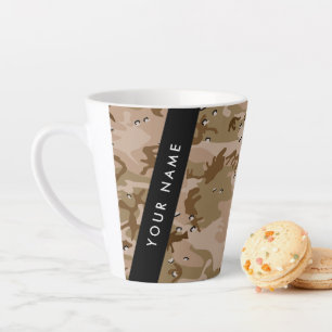 Wüsten-Tarnung Kieselsteine, Ihr Name, Personalisi Milchtasse